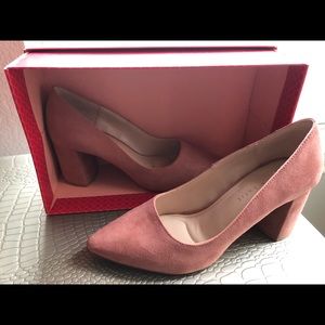 Rose well Pink suede heel